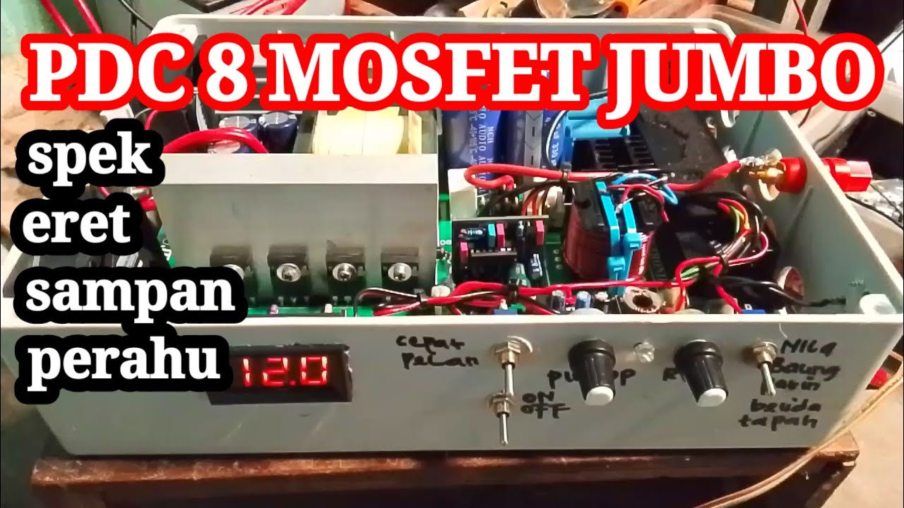 SETRUM PDC 8 FET JUMBO MOSFET JEBOL,ARUS TIDAK KELUAR