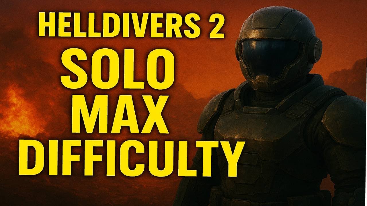 HellDivers 2 | I Tried To Solo a MAX Difficulty Mission