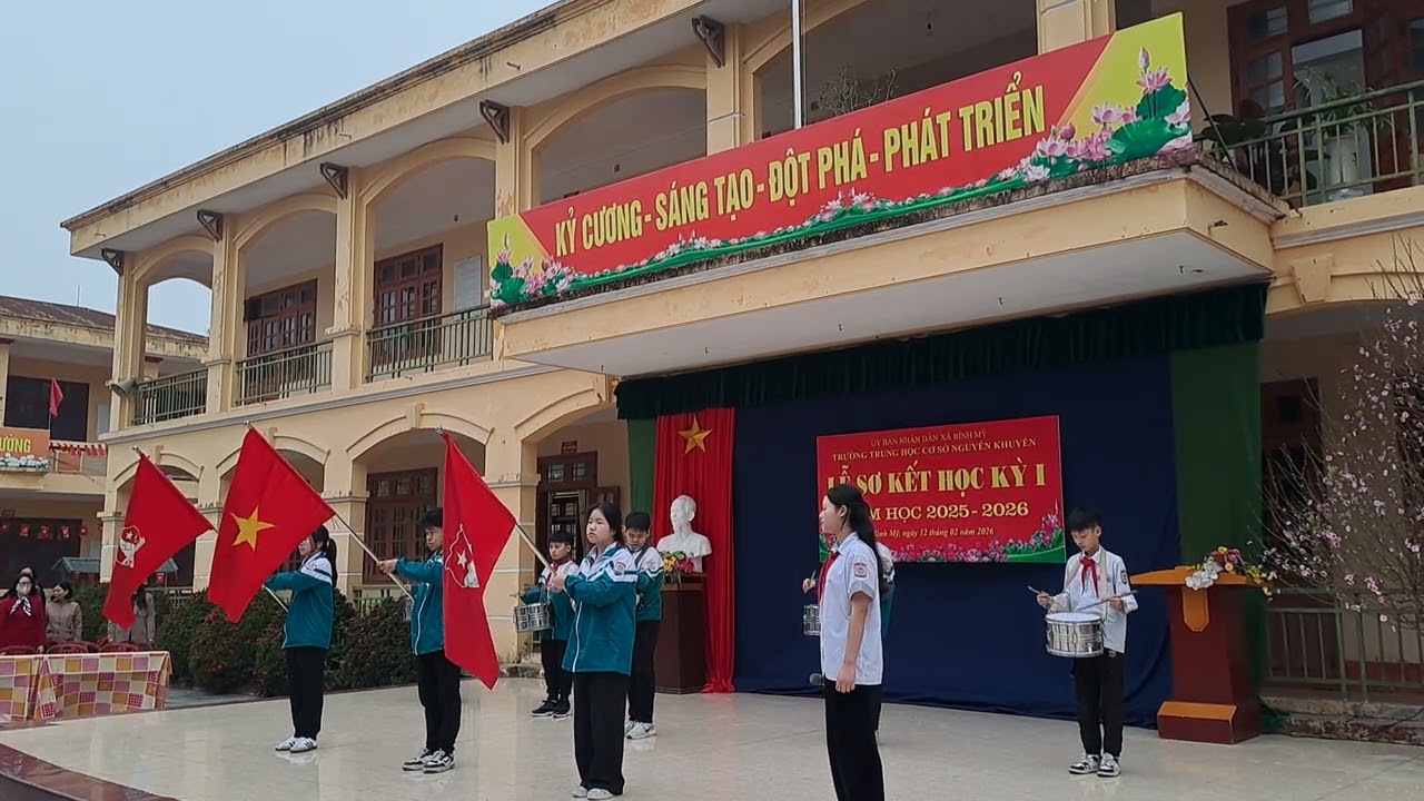 LỄ SƠ KẾT HỌC KÌ 1 - Trường THCS Nguyễn Khuyến, năm học 2025=2026.