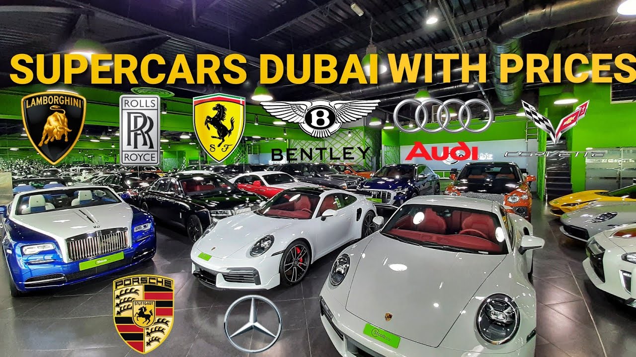 DUBAI SUPERCARS WITH PRICES 🔥🔥