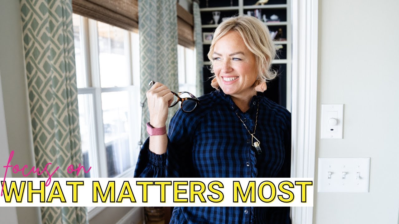 HOW TO FOCUS ON WHAT MATTERS MOST|3 Things that ACTUALLY WORK!