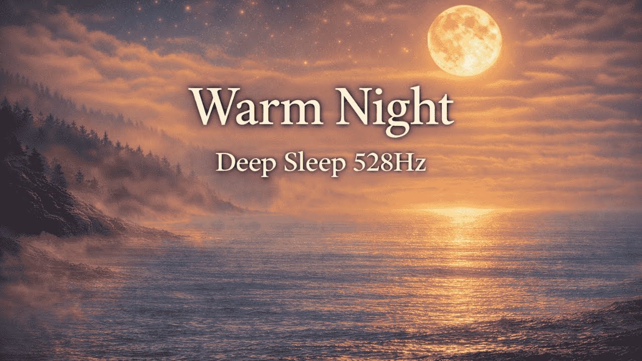 A Warm Night to Rest ｜ Deep Sleep 528HzUna Noche Cálida para Descansar ｜ Sueño Profundo 528Hz