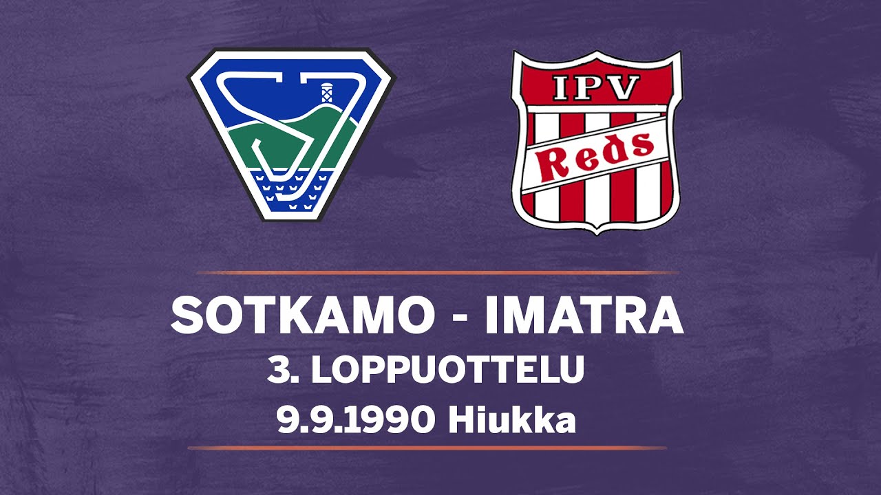 Throwback-ottelu: Sotkamo - Imatra 9.9.1990 3. loppuottelu