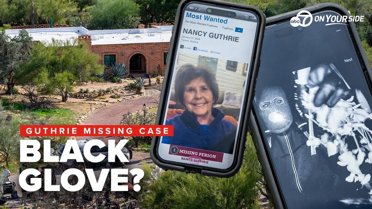 Man detained for questioning in Guthrie case released as black glove found