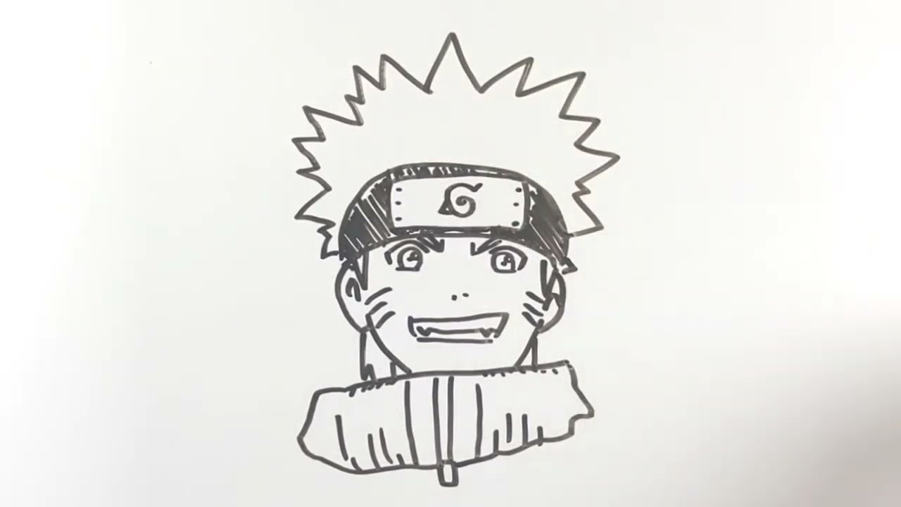 How To Draw Naruto with whiteboard