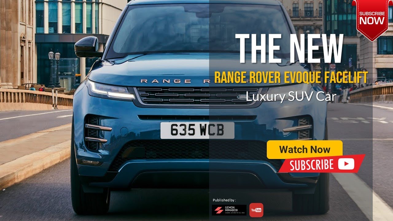 The 2023 2024 Range Rover EVOQUE facelift Overview Price Specs & Release date