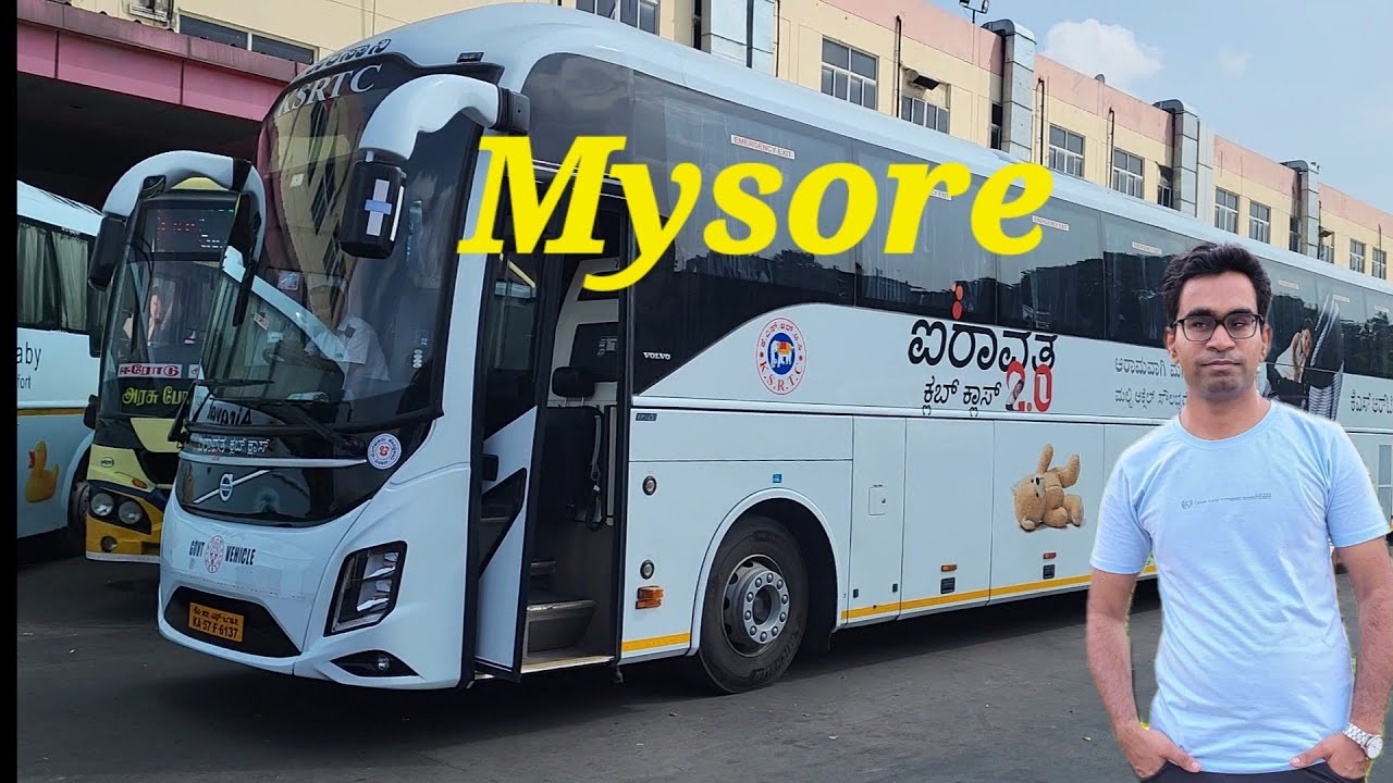 KSRTC Airavat Club Class 2.0 Volvo 9600 Bus Journey from #Bangalore to Mysore #travel