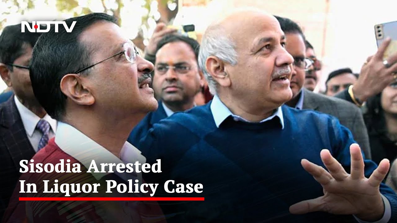 AAP vs BJP As Manish Sisodia Arrested In Liquor Policy Case