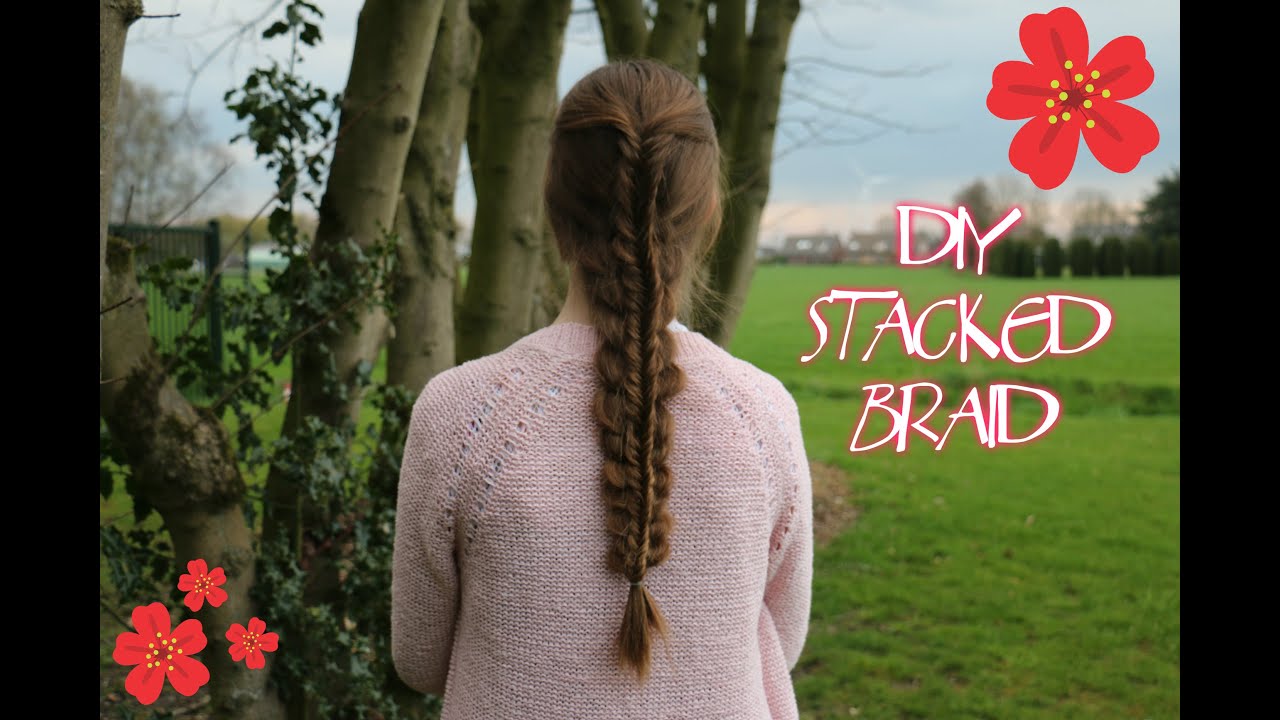 How to: DIY Easy Stacked Braid | Yiyayellow Hairstyles