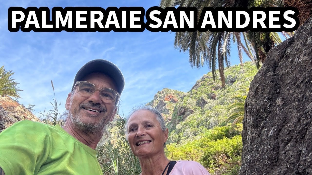 BALADE VÉLO A PLAYA LAS TERESITAS 😍 DIRECTION LA PALMERAIE DE SAN ANDRES TENERIFE 