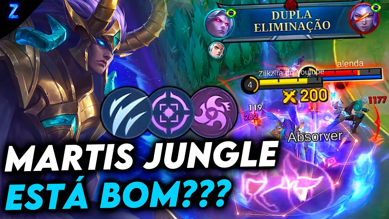 FIZ UM MARTIS SELVA, SER&Aacute; QUE EST&Aacute; BOM?? - MARTIS GAMEPLAY | Mobile Legends