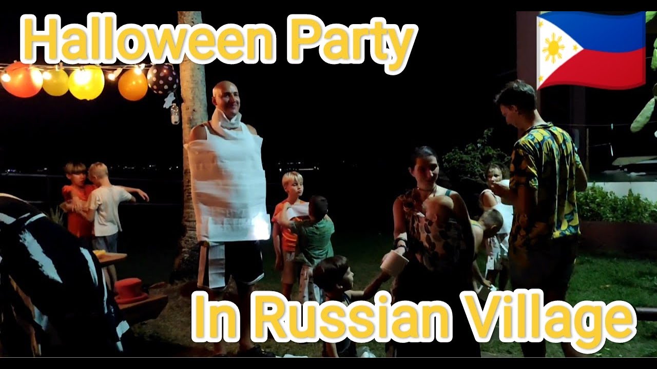 Halloween Family Party In The Philippines With Andrei Filipinez And Sister Lisa Trying Langka Adobo