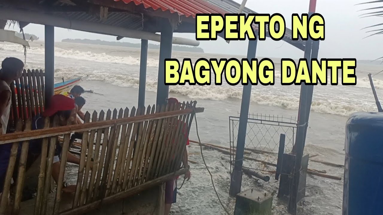 Epekto ng bagyong dante sa bayan ng sablayan Occidental Mindoro