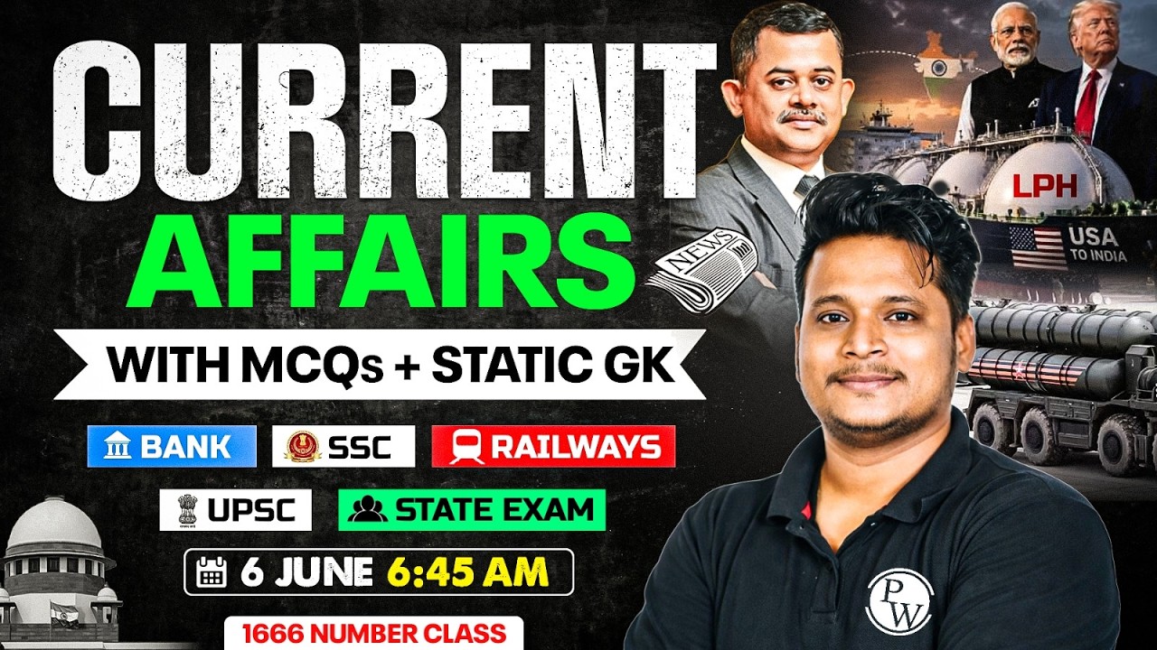 Current Affairs Today | 06 June Current Affairs 2026 | Daily Current Affairs By Raja Sir