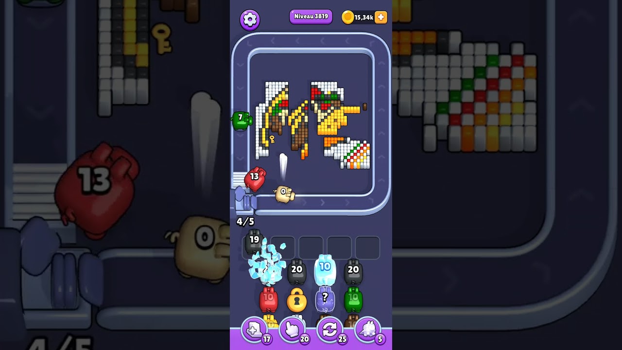 Pixel Flow Level 3819 Hard - The one with the two tacos 