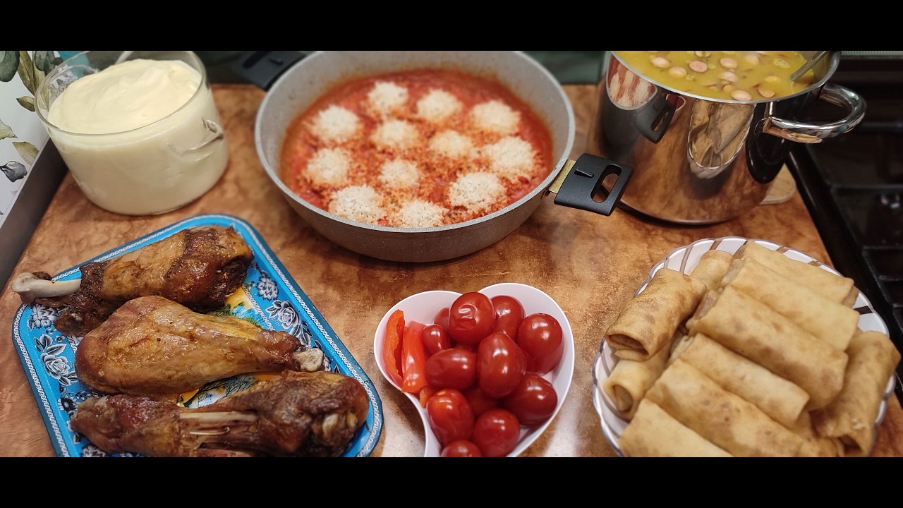 Наготовила !!! Меню на 2 - 3 дня !!! / Delicious menu for 2-3 days!!!