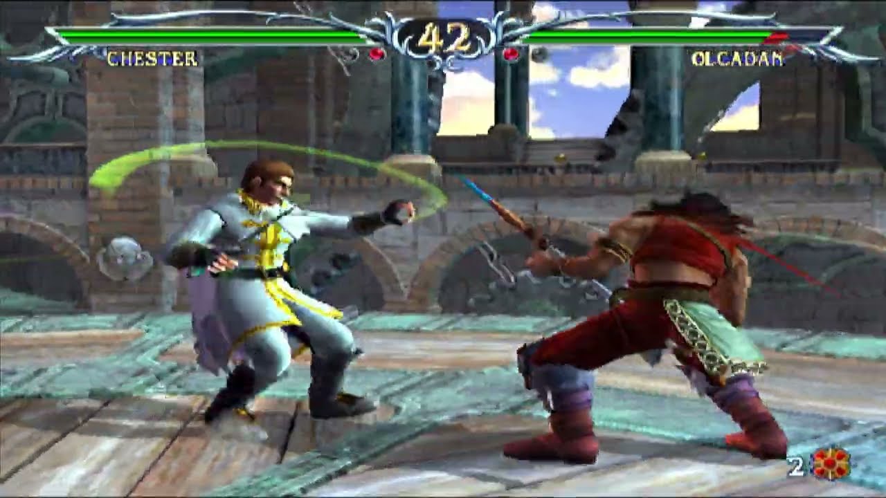 Soulcalibur III Chester vs Olcadan Training Mode