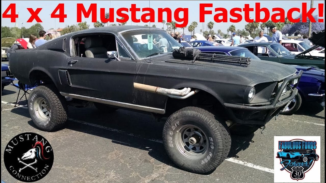 4x4 1967 Mustang Fastback on a custom Bronco chassis Fabulous Fords Forever Show 2015