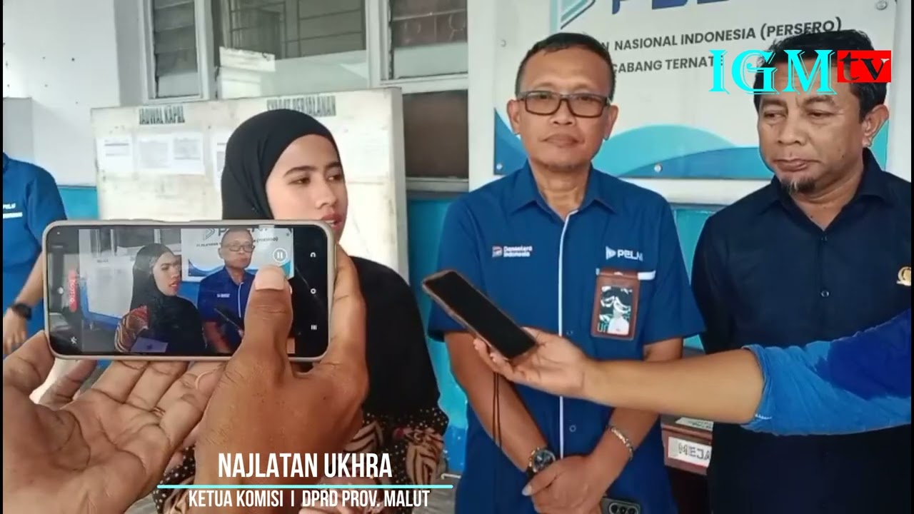 KABAR PAGI   KUNJUNGAN KOMISI I DPRD PROV  MALUKU UTARA KE PT  PELNI CABANG TERNATE    IGM tv