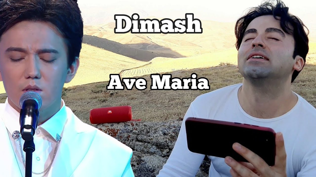 Dimash Reaction - AVE MARIA (Listening in nature)