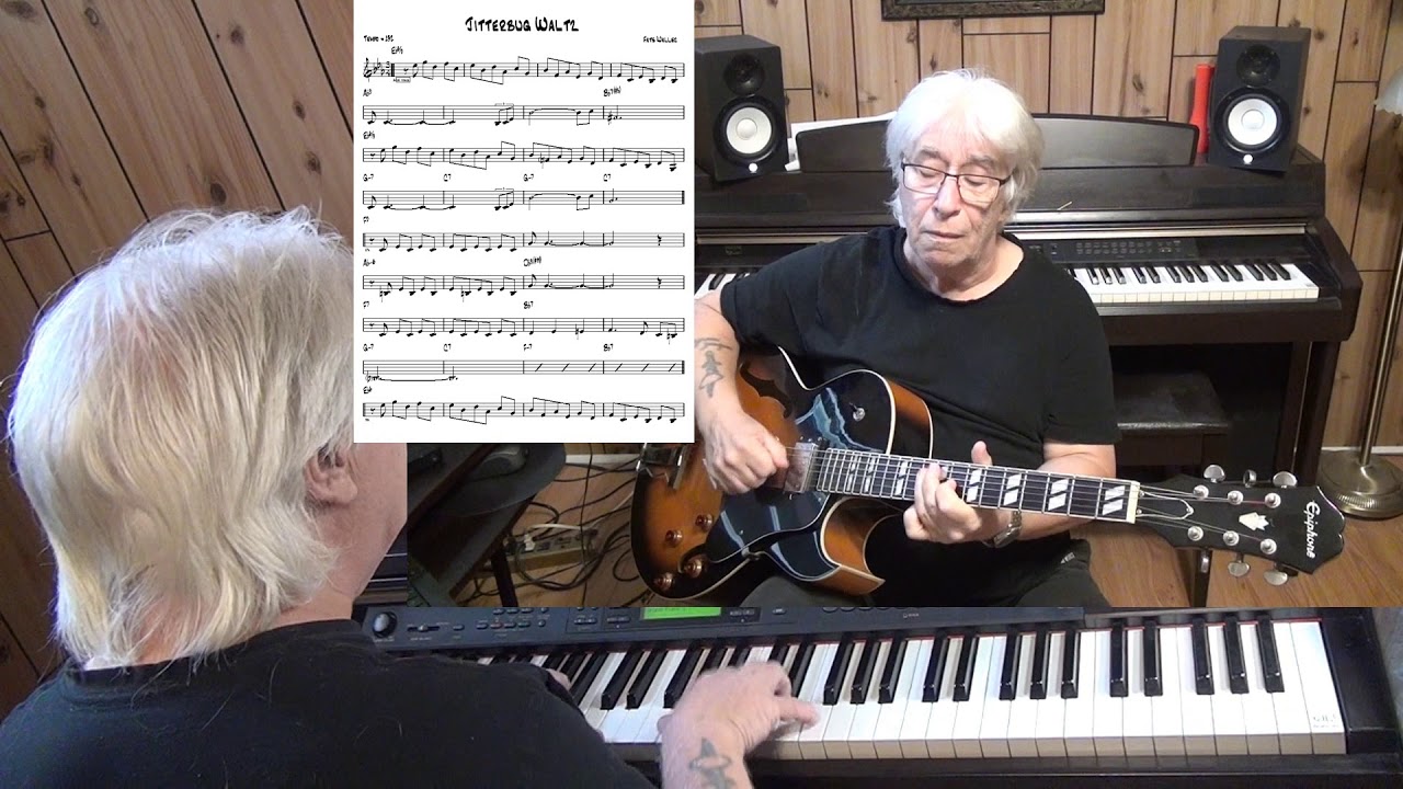 Jitterbug Waltz - Jazz guitar & piano cover ( Fats Waller )