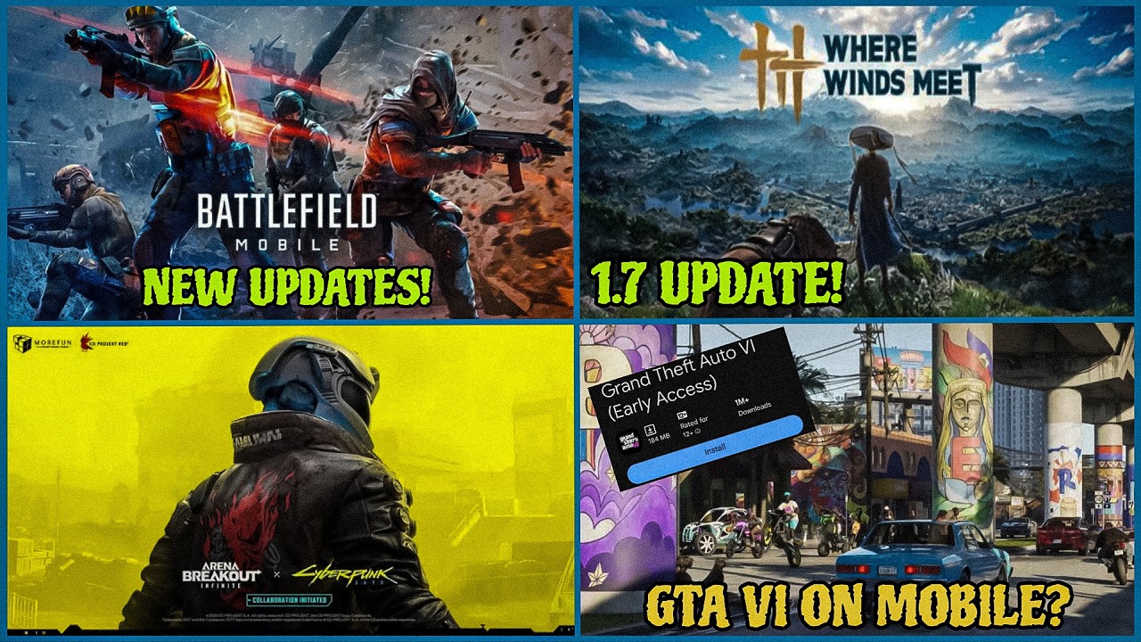 Battlefield Mobile Update, Hope City Game, Where Winds Meet 1.7 Update, GTA VI Mobile? | Hindi |