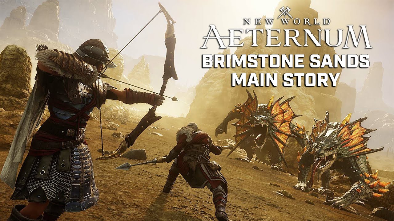 New World: Aeternum Brimstone Sands Main Story & Cutscenes | PC Ultra Settings Gameplay