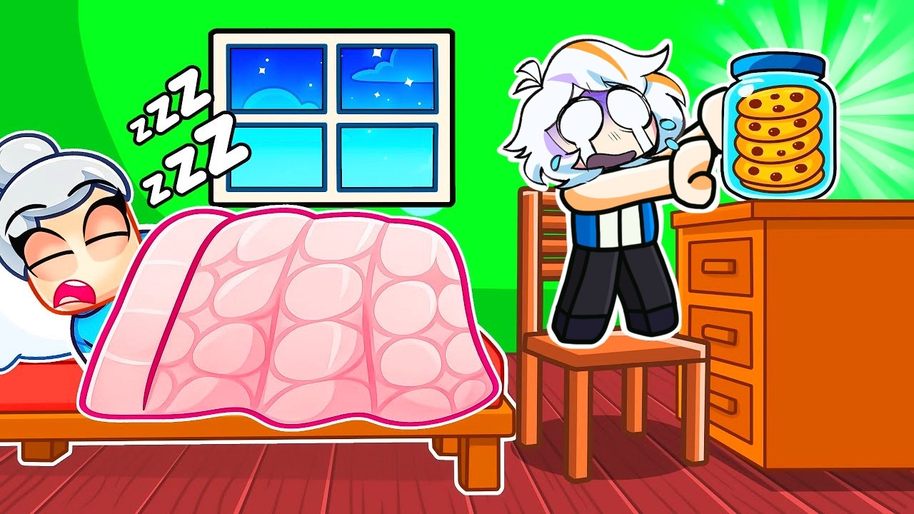 ROBAMOS TODAS LAS GALLETAS DE MI ABUELA COMPLETO (STEAL COOKIES ROBLOX)