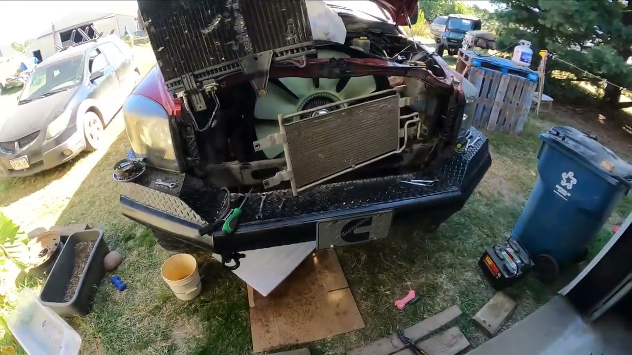 06 Dodge Cummins Radiator Replacement