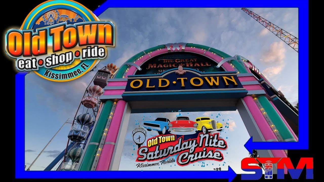 Old Town in Kissimmee,FL Saturday Night Car Show & Walk Around