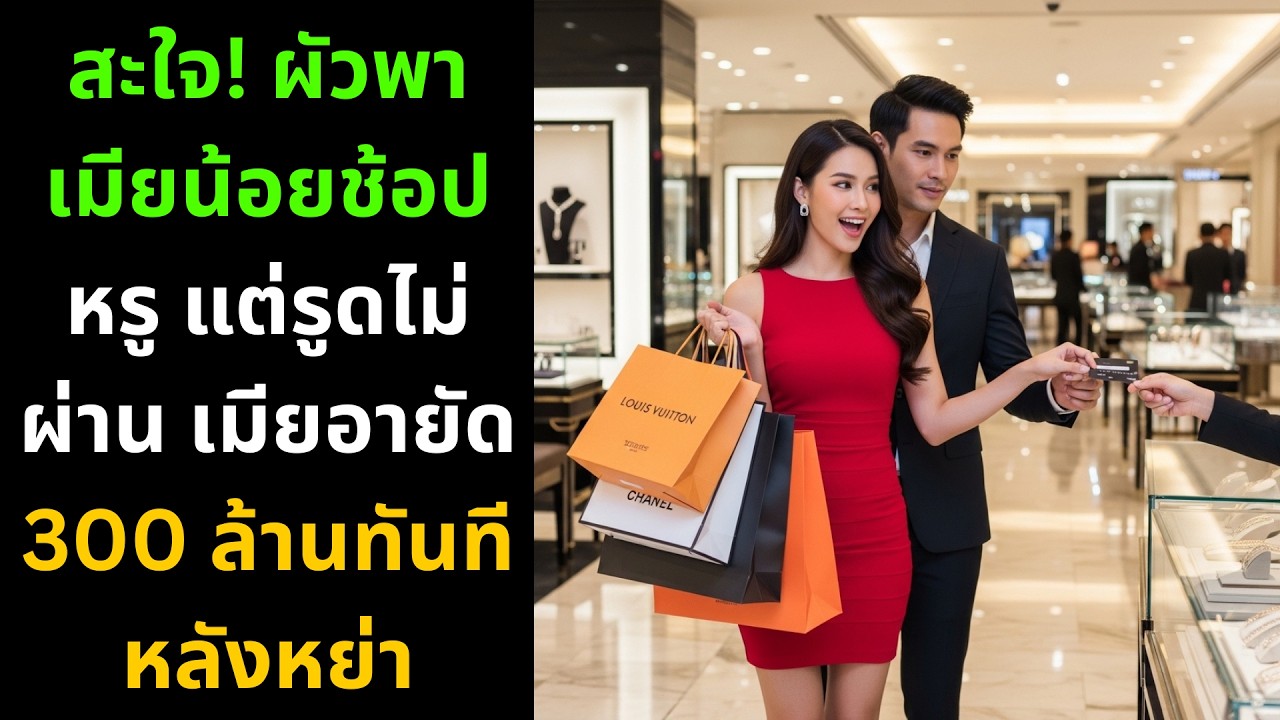 ผัวพาเมียน้อยช้อปหรู บัตรรูดไม่ผ่านทุกใบ! เมียใหญ่ยึดทรัพย์ 300 ล้านหลังหย่า สะใจสุดๆ 💳🔥