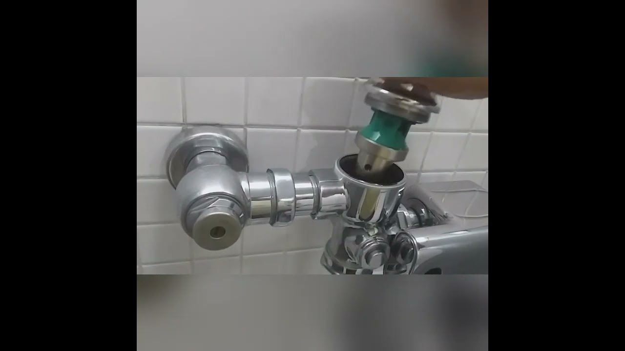 fluxometro no hace descargas de agua !solución¡🤗