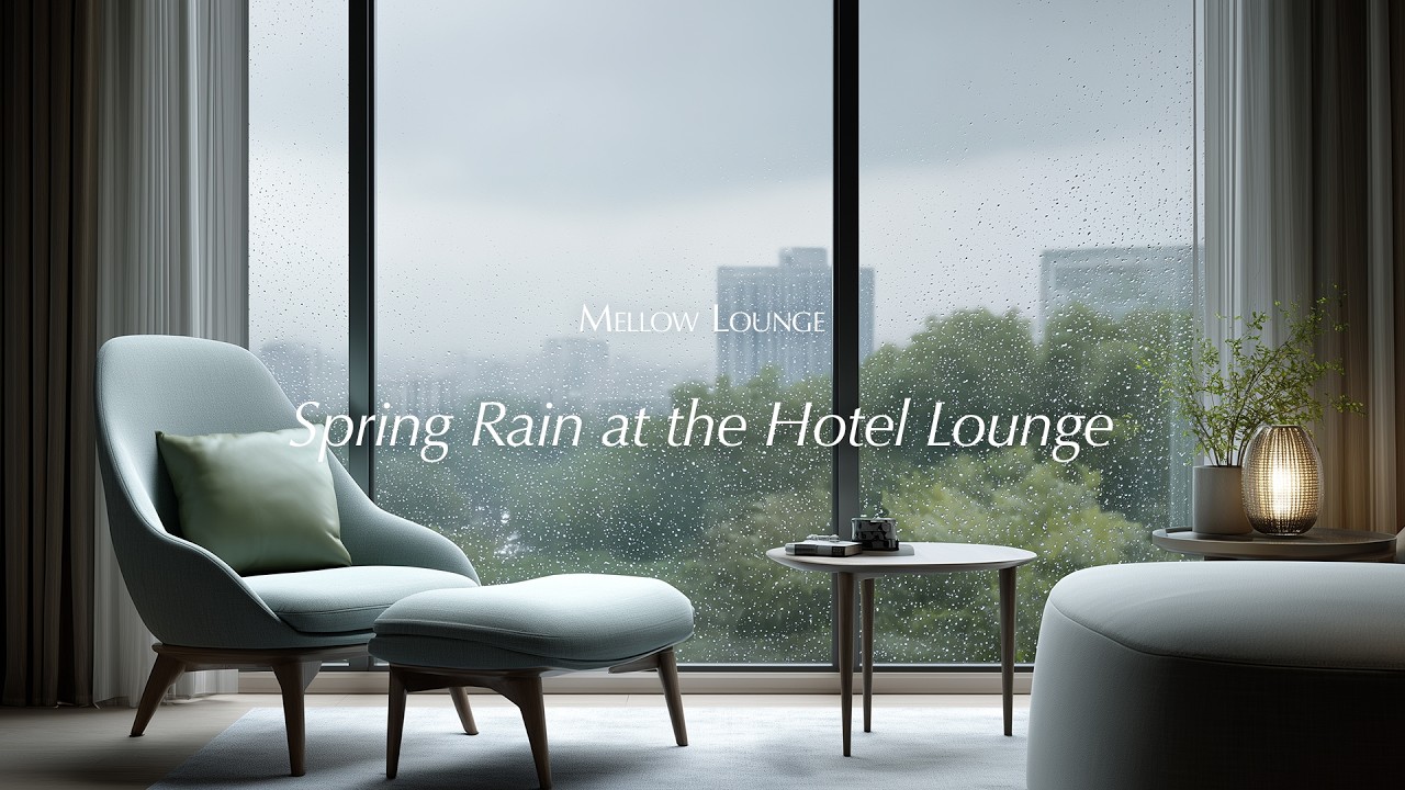 봄비 내리는 호텔 라운지 (Spring Rain at the Hotel Lounge) | Mellow Lounge
