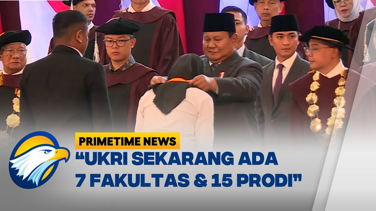 Momen Prabowo Hadiri Wisuda UKRI Bandung [Primetime News]