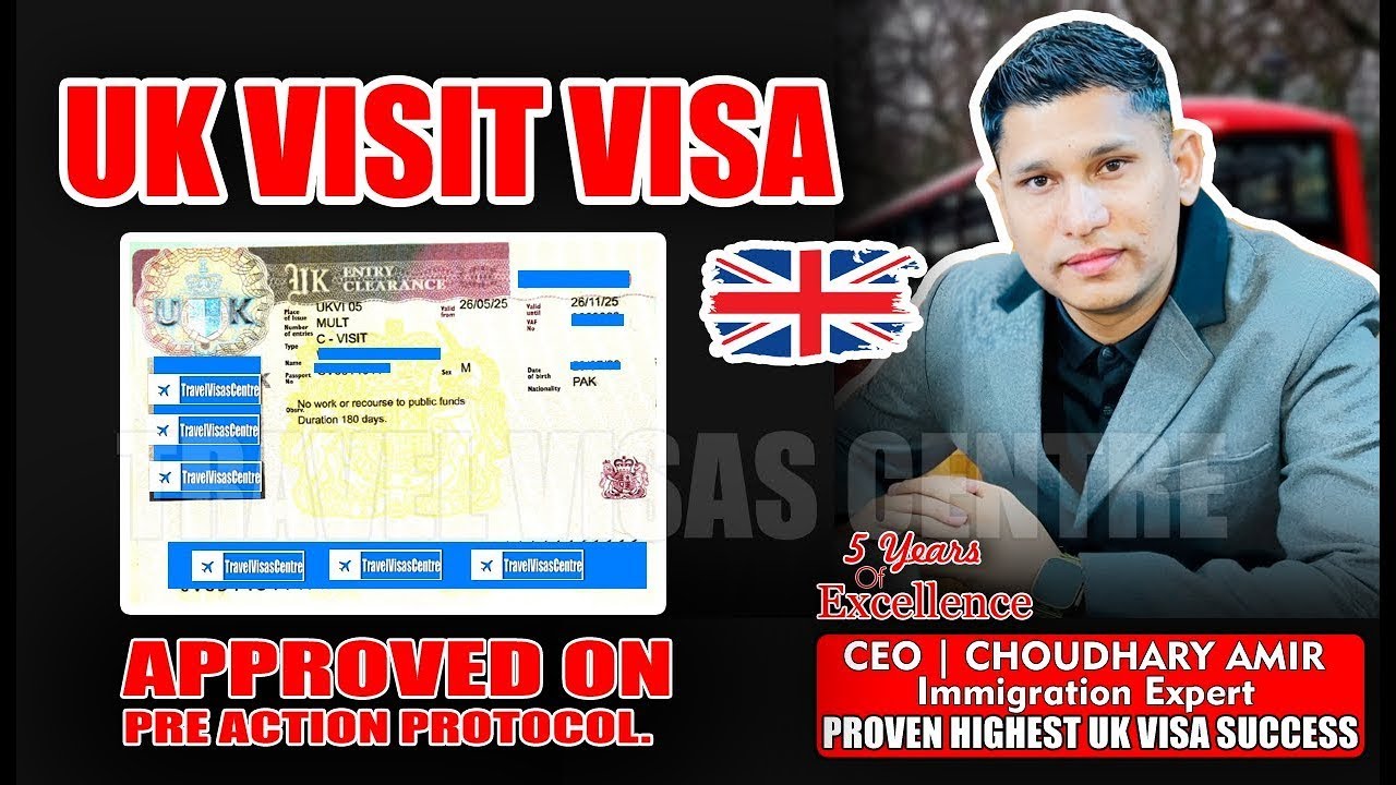 UK VISIT VISA APPROVED ON PRE ACTION PROTOCOL