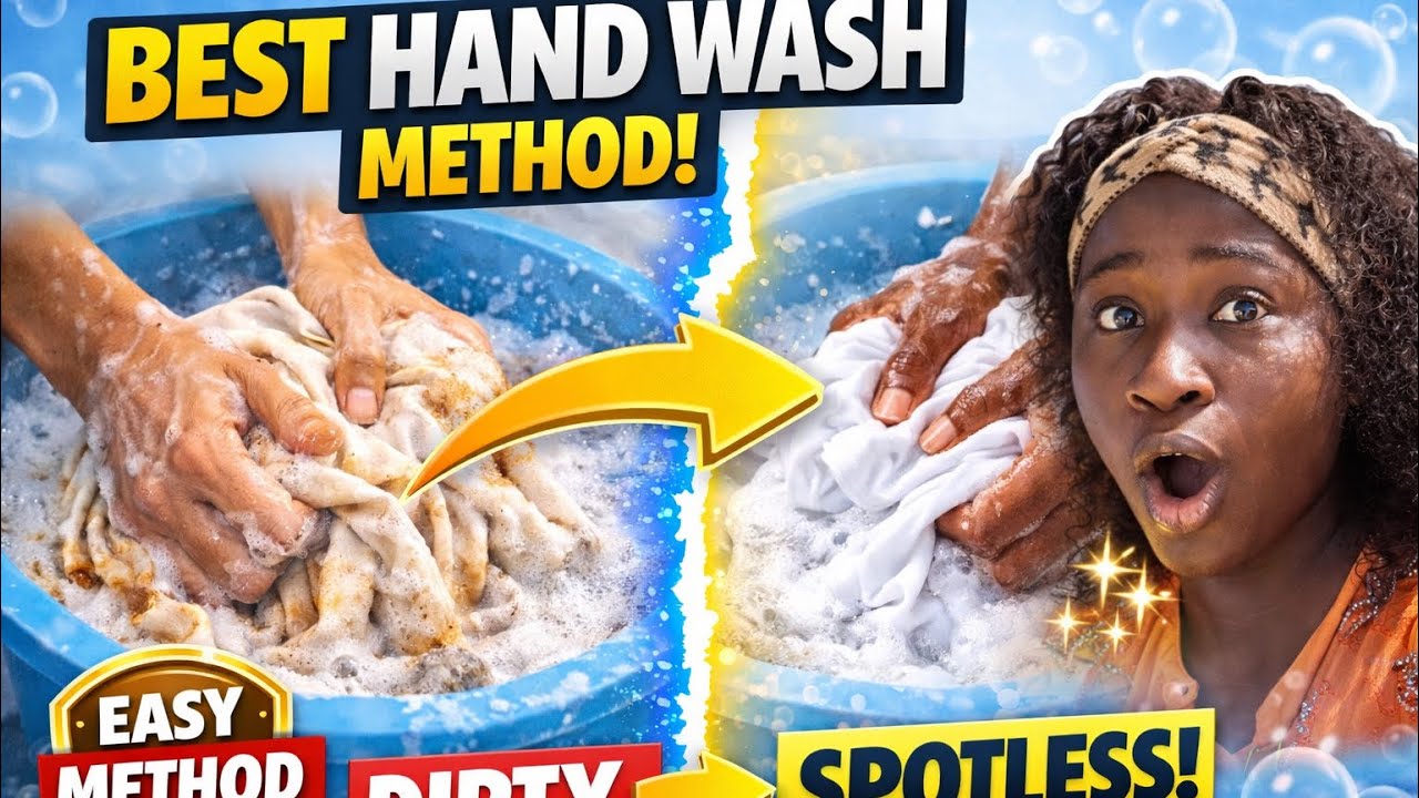 HAND LAUNDRY TUTORIAL 🧺 