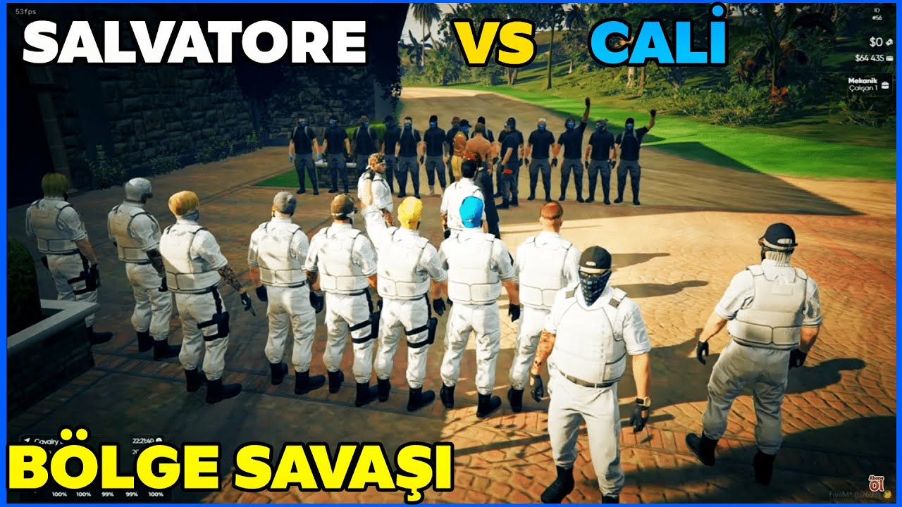 SALVATORE AİLESİ  VS CALİ AİLESİ BÖLGE SAVAŞI | G'OLD ROLEPLAY