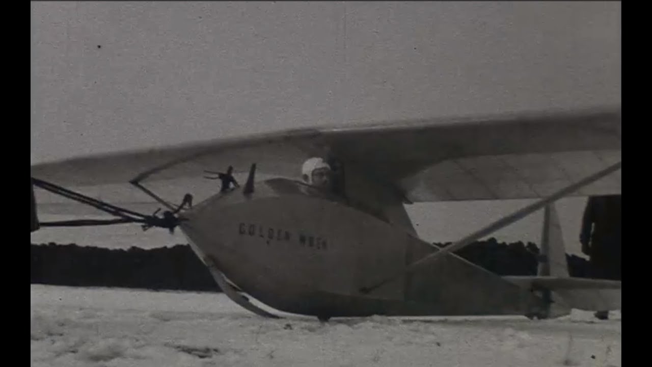 Golden Wren Bungee Launch 1936 Camphill Vintage Gliding