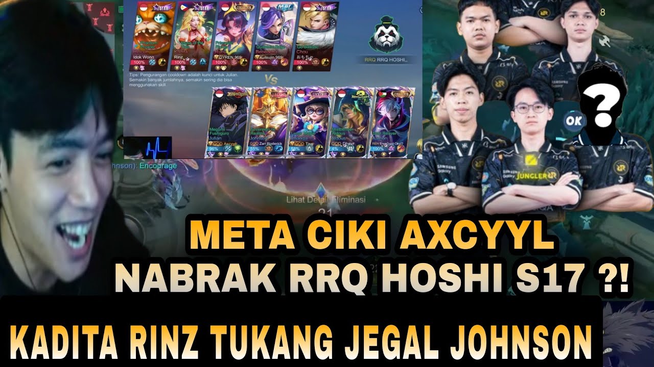 META CIKI AXCYYL KETEMU FULL RRQ HOSHI TERBARU 🔥🔥 MLBBIDCREATOR