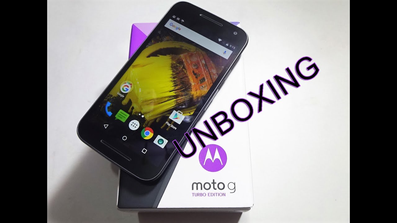 Moto G Turbo Edition Unboxing and First Hand Overview
