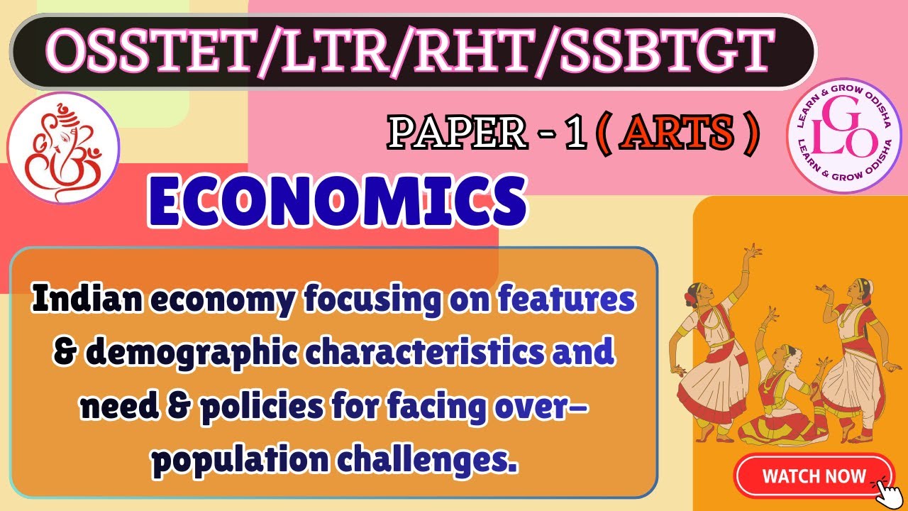 Indian economy focusing on demographic characteristics&policies for facing overpopulation challenges