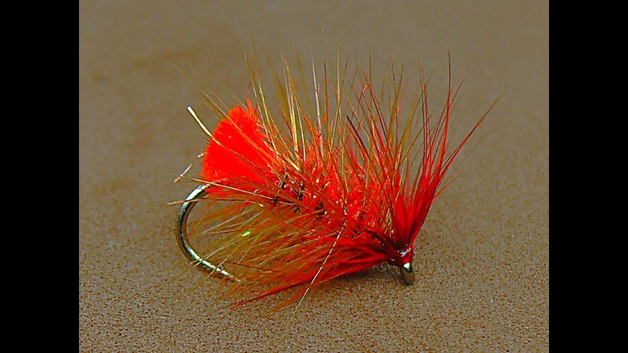 Fly Tying a 2018 Soldier Palmer Wet Fly by Mak