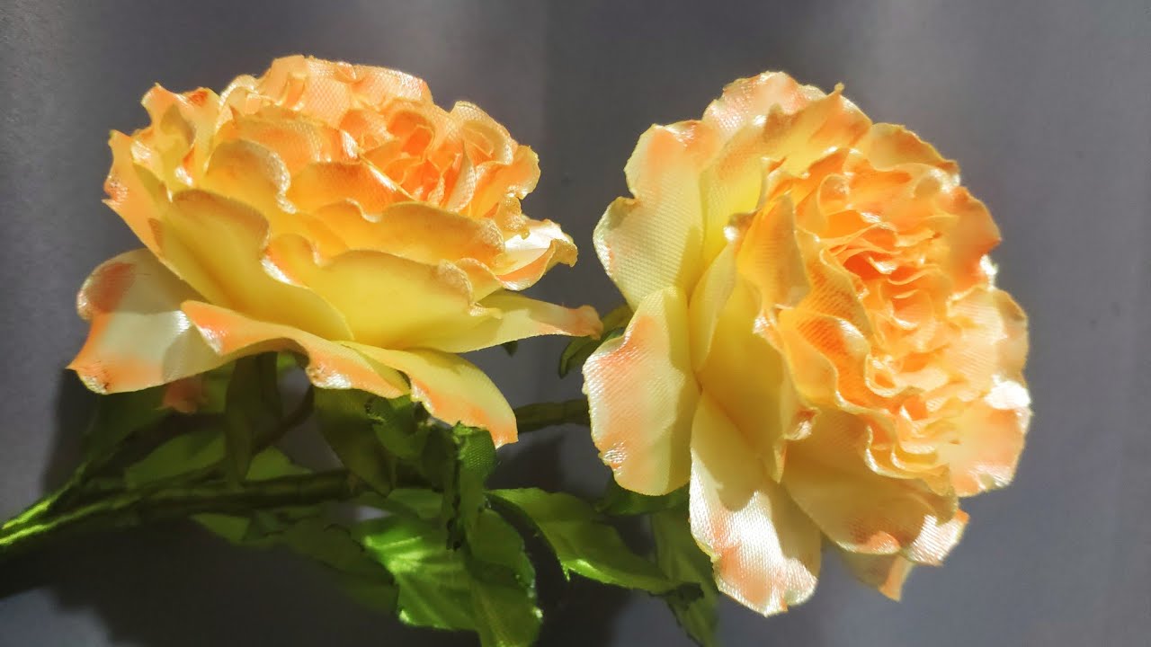 DIY 🌺 You won't believe this Easy trick Satin Ribbon Rose /Flower craft ideas 