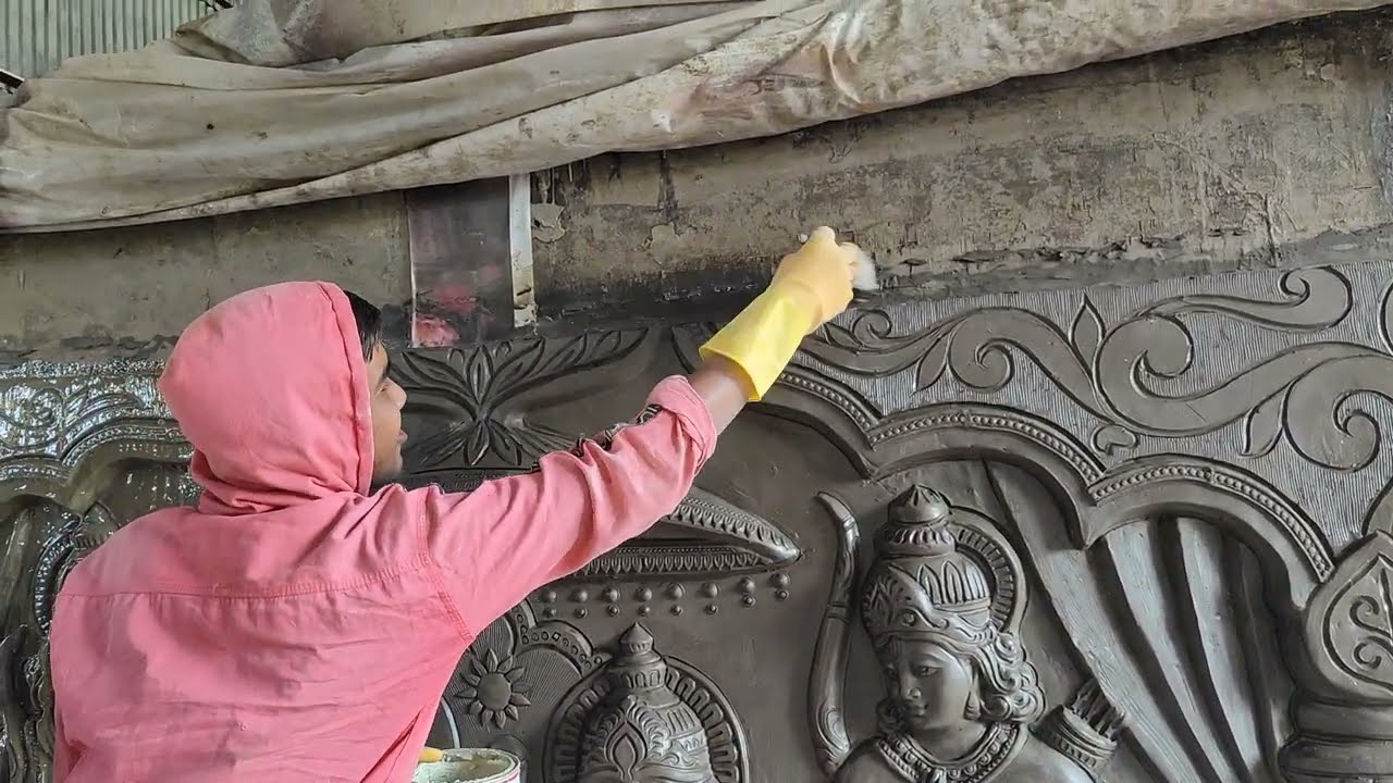 Ramdarbar wall mural painting | Fiberglass relief wall mural art available now 🔥🔥 Art Tech