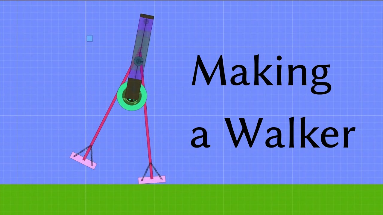 [Algodoo] Making a Walker