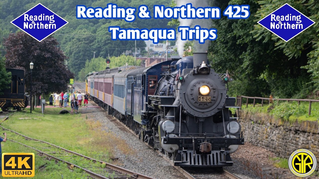 Reading & Northern #425 Tamaqua Trips: Summerfest Father's Day 2021! RBMN 5019 Leads NRFF+Ferry Move