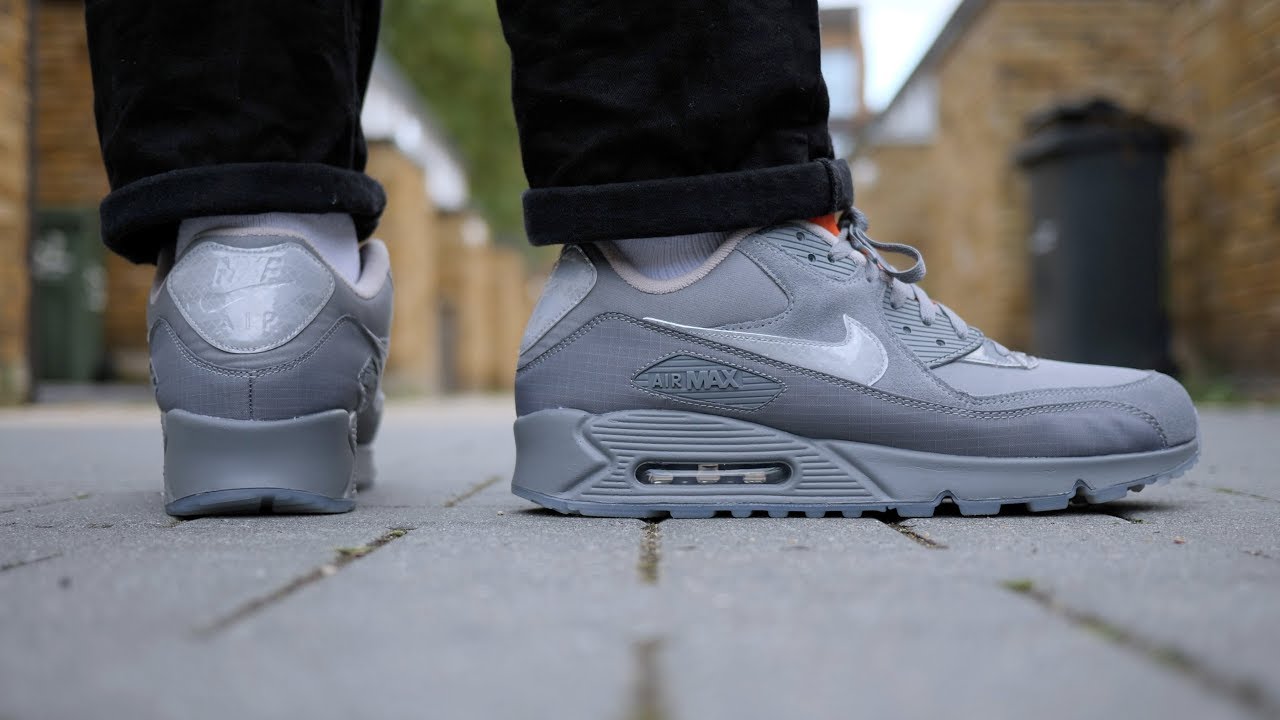 Nike x Basement Approved Air Max 90 'Glasgow' Review & On Feet (Grey + Orange)