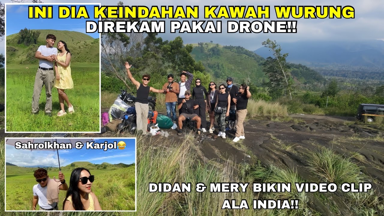 DIDAN & MERY BIKIN VIDEO CLIP ALA INDIA‼️DENGAN INDAHNYA KAWAH WURUNG PAKAI DRONE‼️