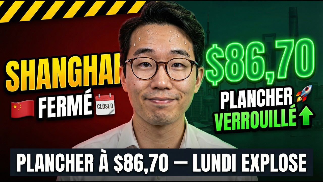 LE NEMESIS À 86,70 $ : Shanghai laisse un « plancher de prix » avant les vacances