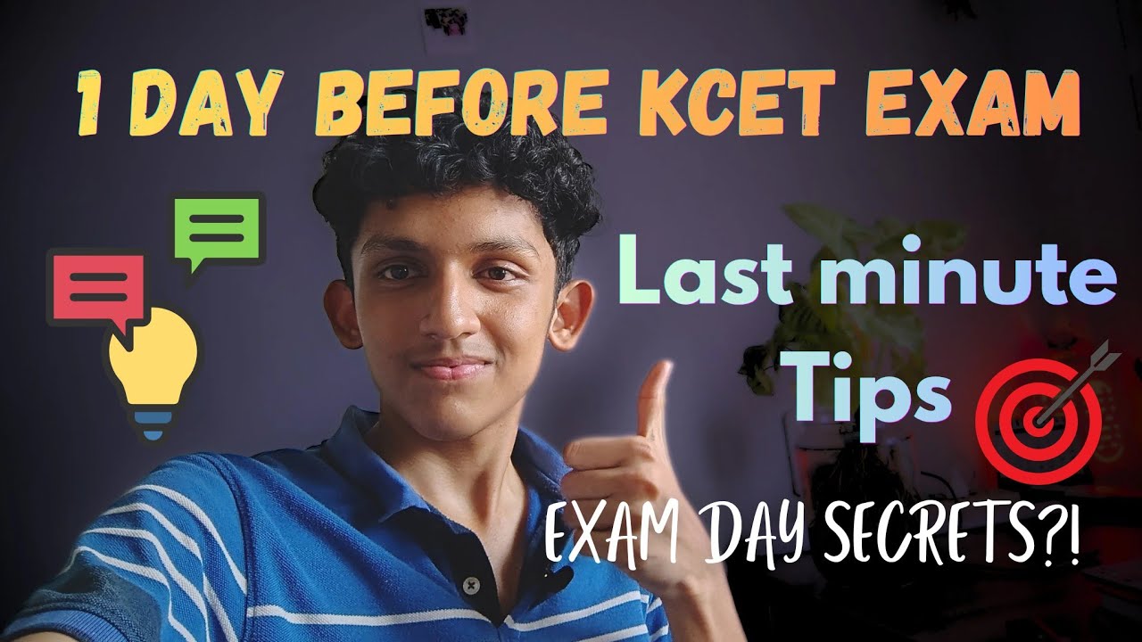 KCET 2026 Final Day Strategy | Score More with Last Minute Tips | Must watch 